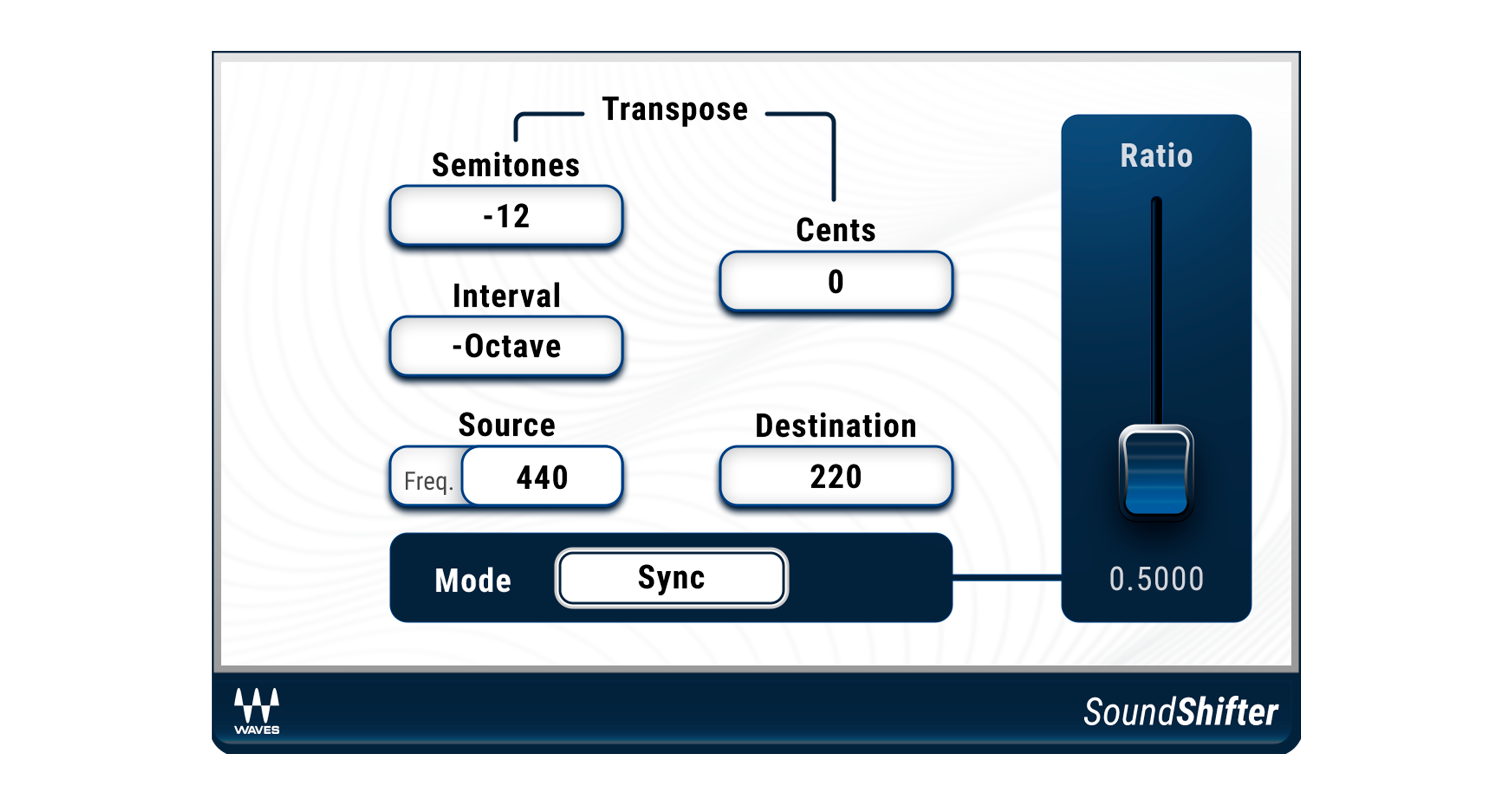 SoundShifter refreshed interface concept