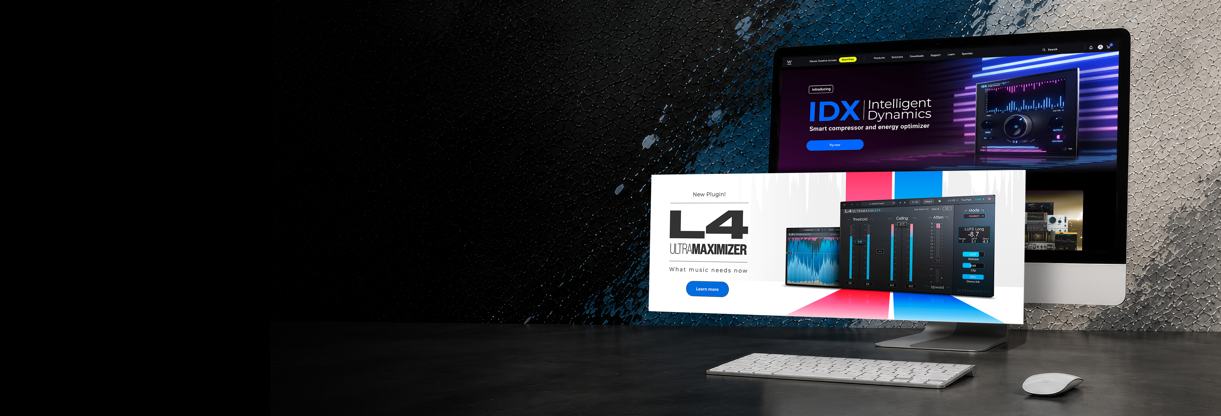 Waves Audio product release campaign hero visual