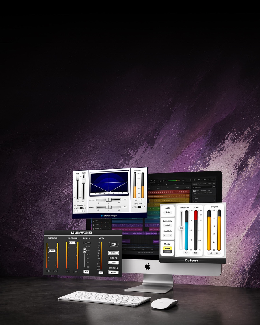Waves Audio Plugin UI Refresh hero visual, mobile